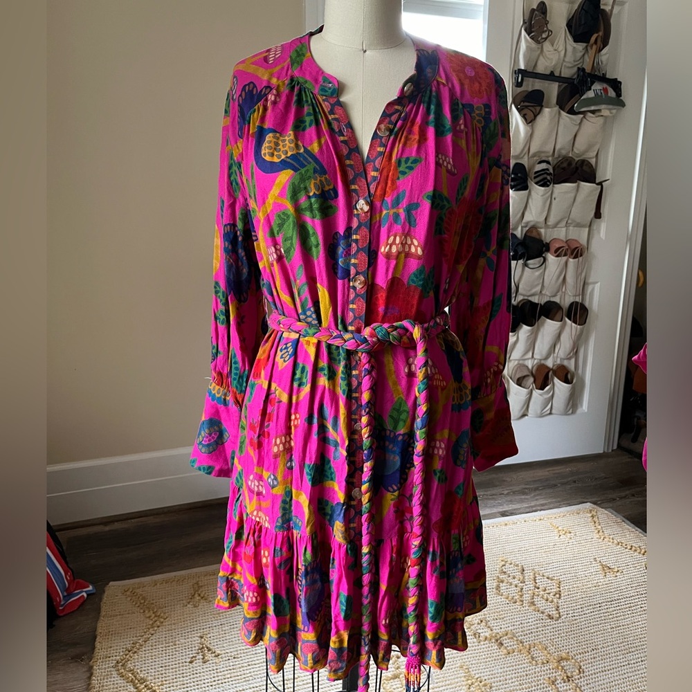 Farm Rio mushroom print dress never worn!!